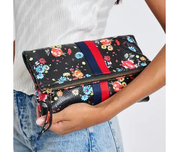 Jules Floral Print Clutch