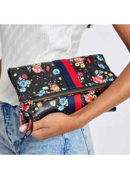 Jules Floral Print Clutch