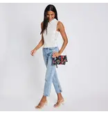 Moda Luxe Jules Floral Print Clutch