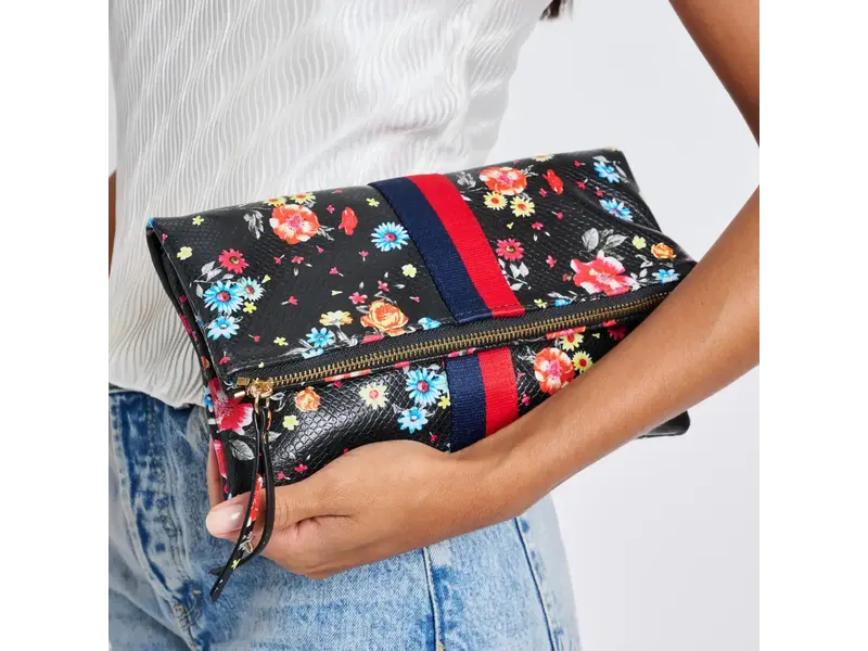 Moda Luxe Jules Floral Print Clutch