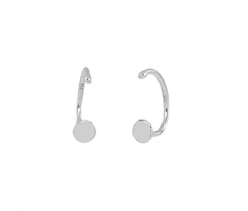 Circle Open Huggie - Sterling Silver