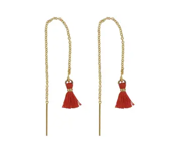 Colored Tassel GF Ear Threaders - Various