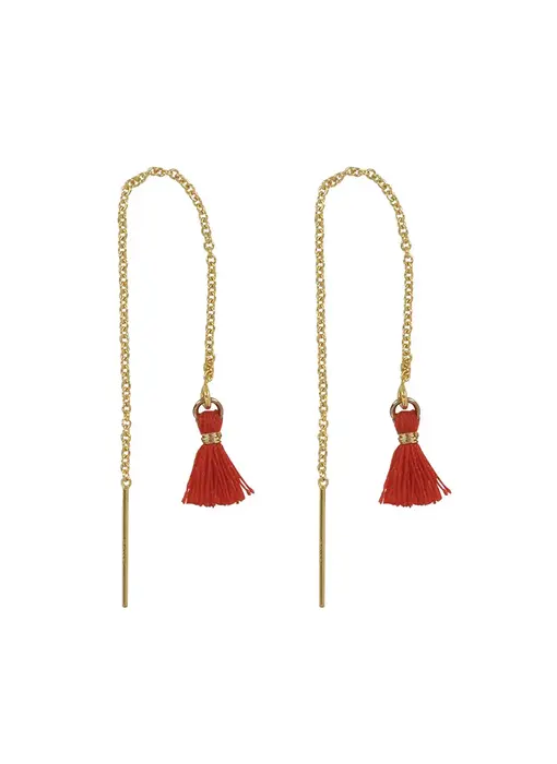 Colored Tassel GF Ear Threaders - Various