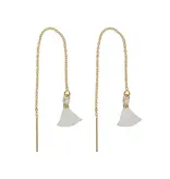 Ofina Jewelry Colored Tassel GF Ear Threaders - Various