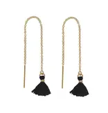 Ofina Jewelry Colored Tassel GF Ear Threaders - Various