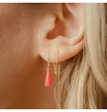 Ofina Jewelry Colored Tassel GF Ear Threaders - Various