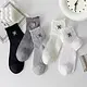 Bow Lace Mesh Ankle Socks
