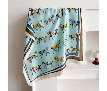 Fashion Print Square Scarf