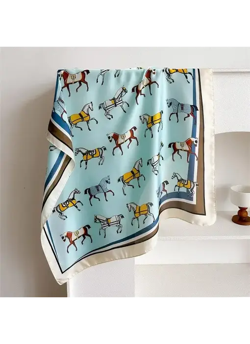 Fashion Print Square Scarf