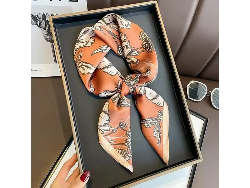UZ Wholesale Store Silk Print Square Scarf