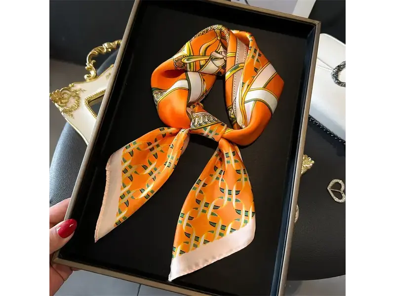 UZ Wholesale Store Versatile Printed Silk Scarf