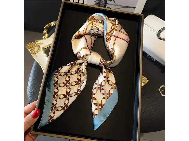 UZ Wholesale Store Versatile Printed Silk Scarf