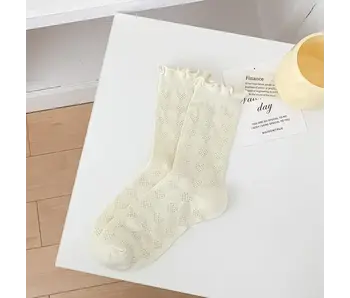 Thin Lace Knee Socks