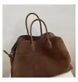 UZ Wholesale Store Large Capacity Versatile Single Shoulder Tote Bag - Brown