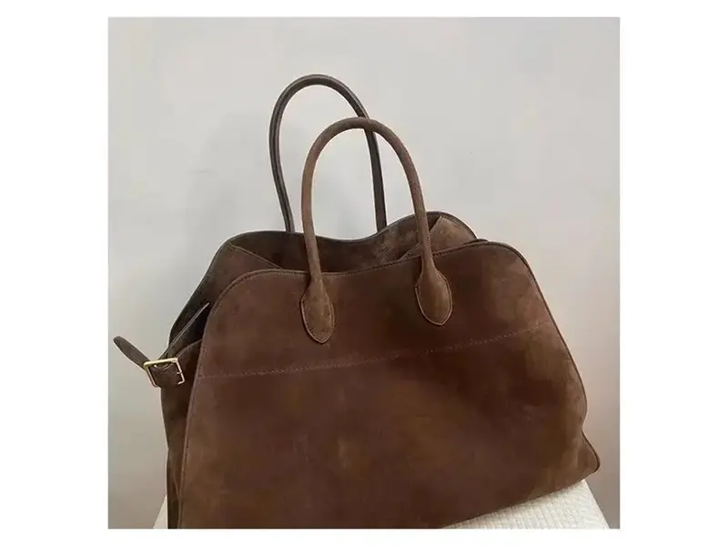 UZ Wholesale Store Large Capacity Versatile Single Shoulder Tote Bag - Brown