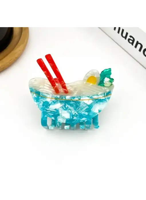Acetate Noodle Hair Clip