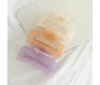 Jumbo Jelly Hair Clips - Lavender