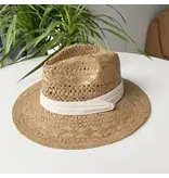 Straw Cowboy Summer Hat with Hatband
