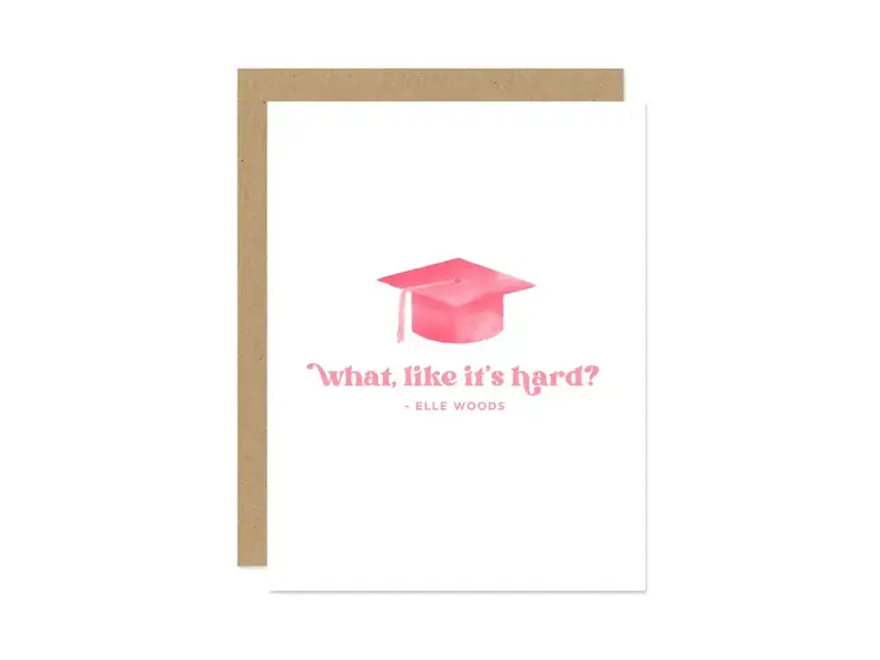Maddon and Co Elle Woods Grad Card