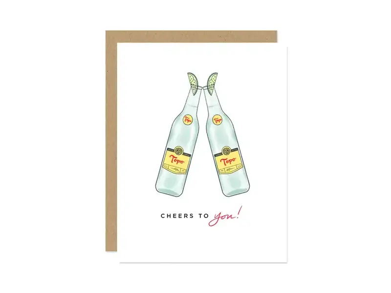 Maddon and Co Topo Cheers To You Card