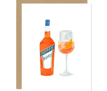 Aperol Spritz Happy Birthday Card