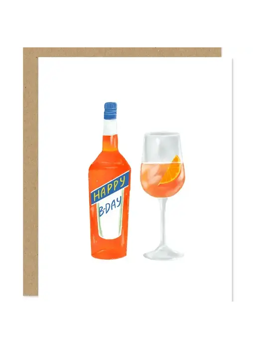 Aperol Spritz Happy Birthday Card