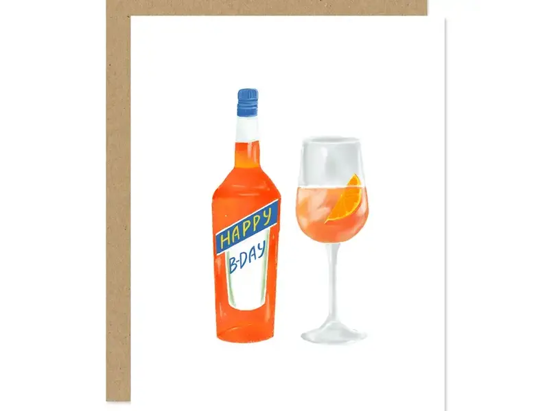 Maddon and Co Aperol Spritz Happy Birthday Card
