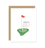Maddon and Co Golf Hole in One Birthday Card