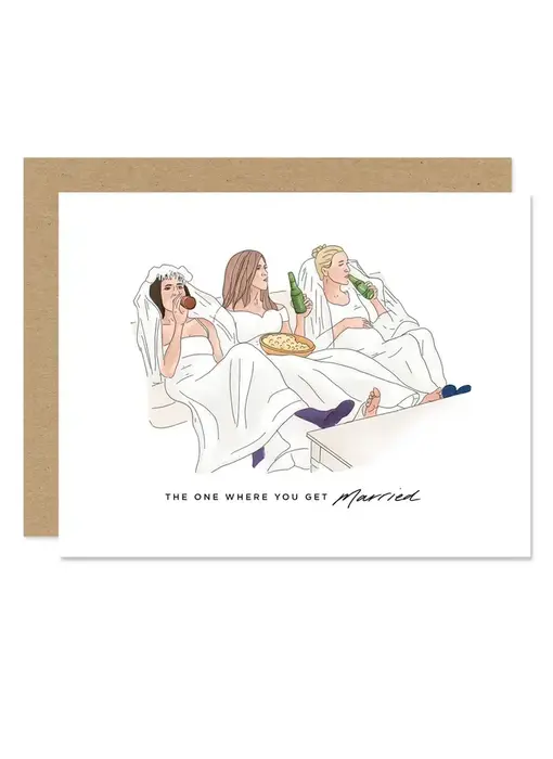 Friends Wedding Card