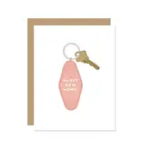 Maddon and Co Motel Keychain Happy New Home Card