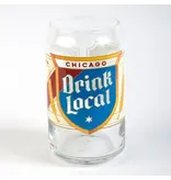 Transit Tees Drink Local Label Beer Can Glass