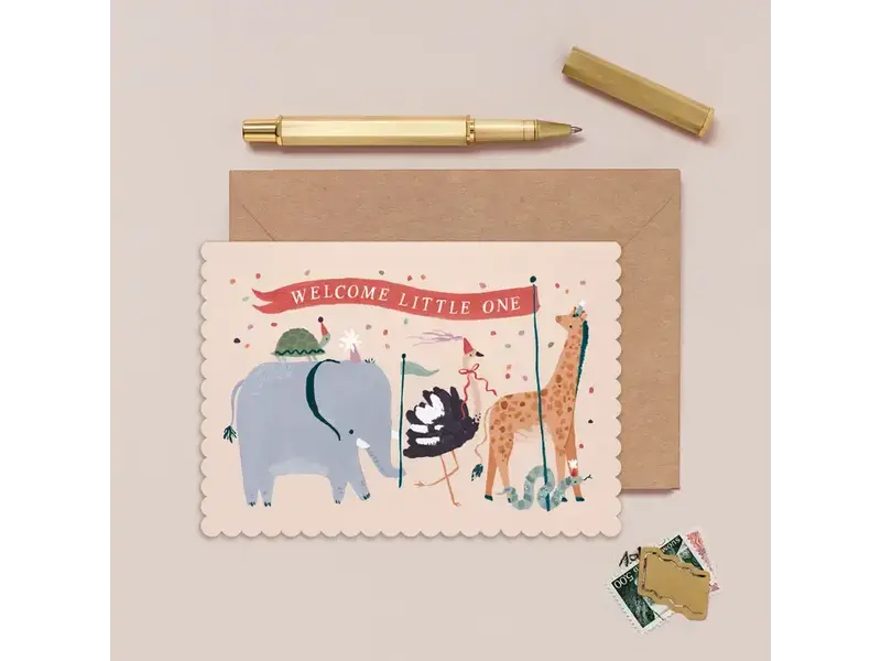 Sister Paper Co. Parade New Baby Card