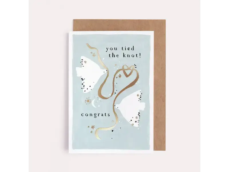 Sister Paper Co. Tied the Knot Wedding Card