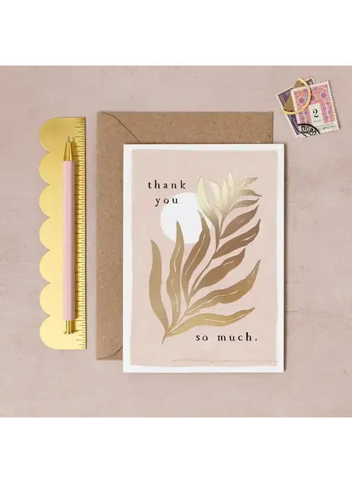 Leaf Thank You Card