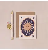 Sister Paper Co. Smiling Sun Mini Card | Blank Card