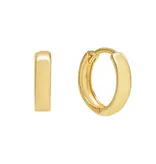 Ofina Jewelry Bold Ear 12mm Huggies, Gold Vermeil