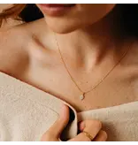 Ofina Jewelry CZ Floral GF Necklace