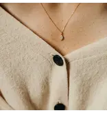 Ofina Jewelry CZ Floral GF Necklace