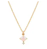 Ofina Jewelry Square Prong Opal CZ GF Necklace