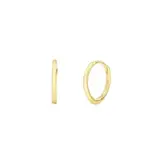 Ofina Jewelry Thin Ear 9mm Huggies, Gold Vermeil
