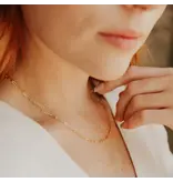 Ofina Jewelry 18" Thin Paperclip Goldfilled Necklace