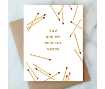 Perfect Match Greeting Card