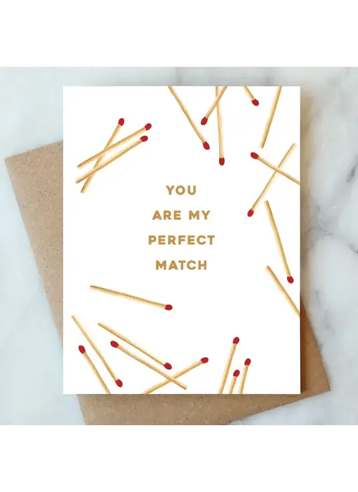 Perfect Match Greeting Card