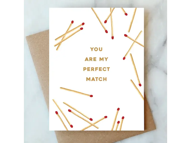 Perfect Match Greeting Card