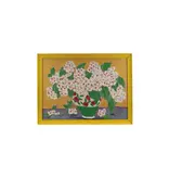 Creative Co-OP Moulded Composite Framed Canvas w/ Flowers in Vase (40x30)