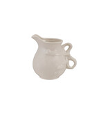 Creative Co-OP 32 oz. Stoneware Pitcher with Bow Shaped Handle