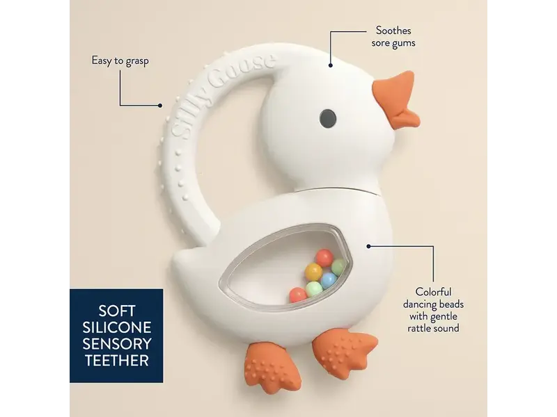 Itzy Ritzy Bitzy Shake™ - Silicone Teether with Rattle
