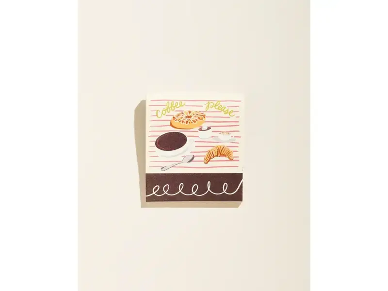 One & Only Paper Coffee Printed 10 Stem Matchbook