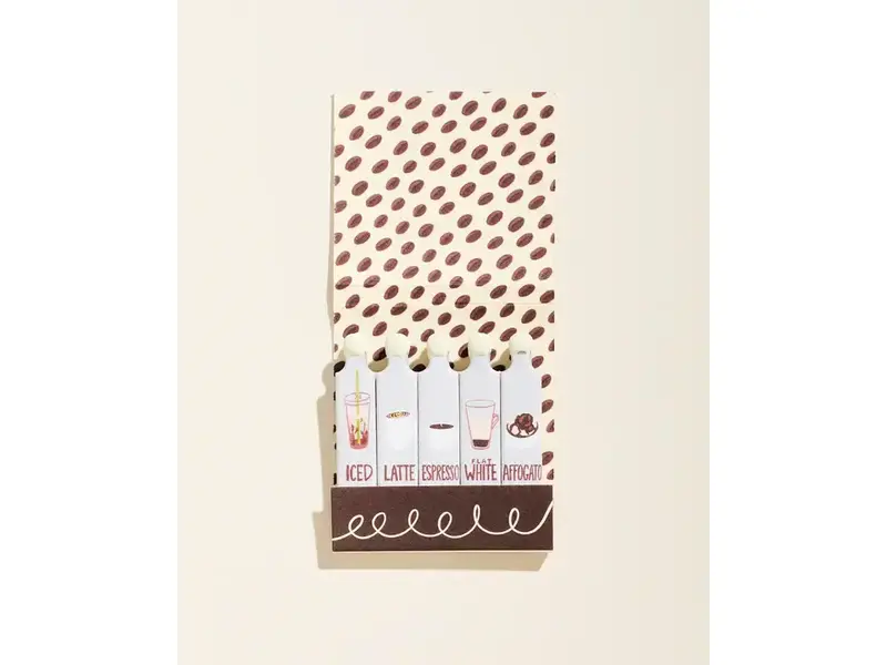 One & Only Paper Coffee Printed 10 Stem Matchbook