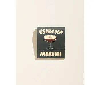 Espresso Martini Printed 10 Stem Matchbook